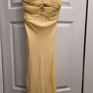 Yellow gown